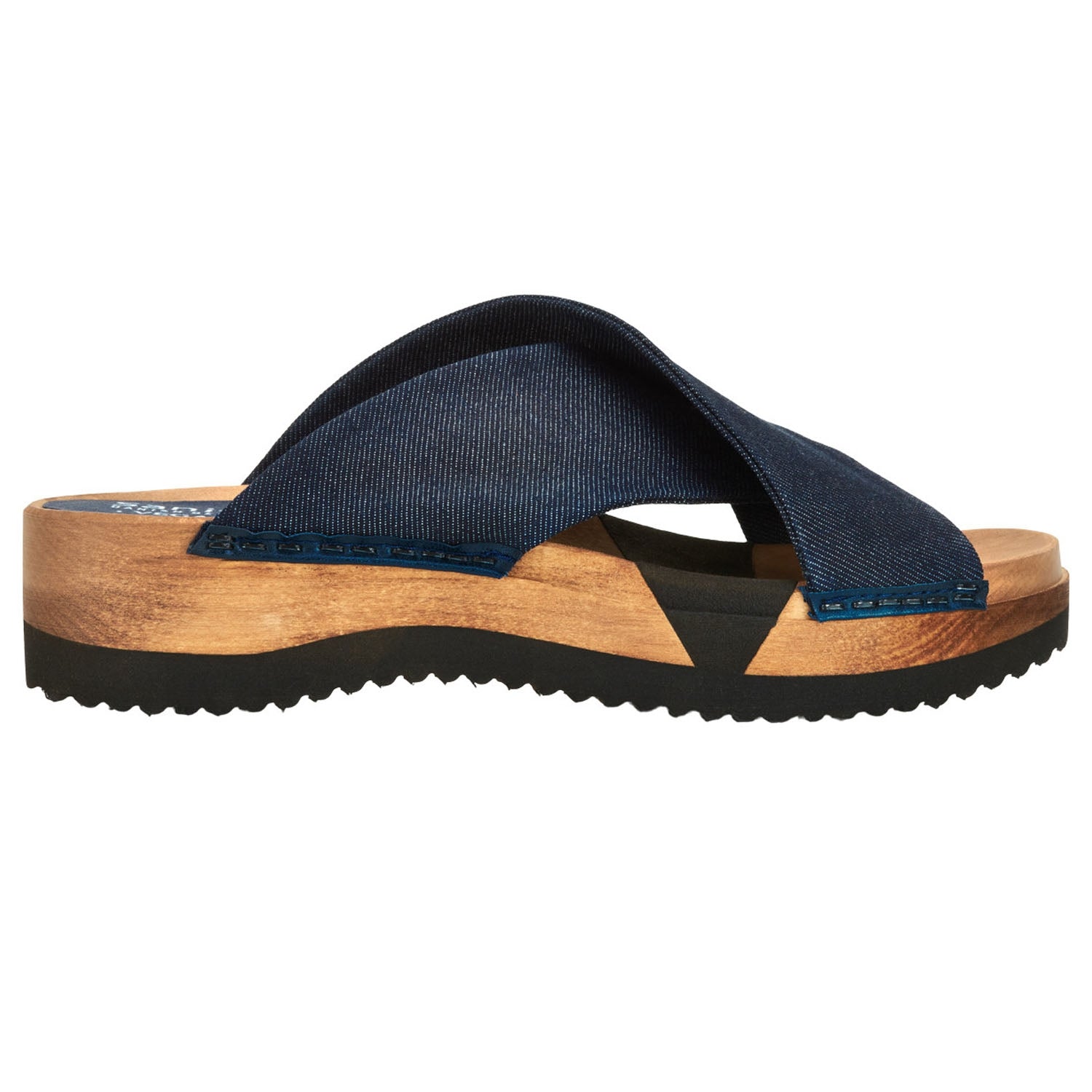 Sanita Clearance Tilka Vegan Flexible Denim Sandals in Navy (472923)