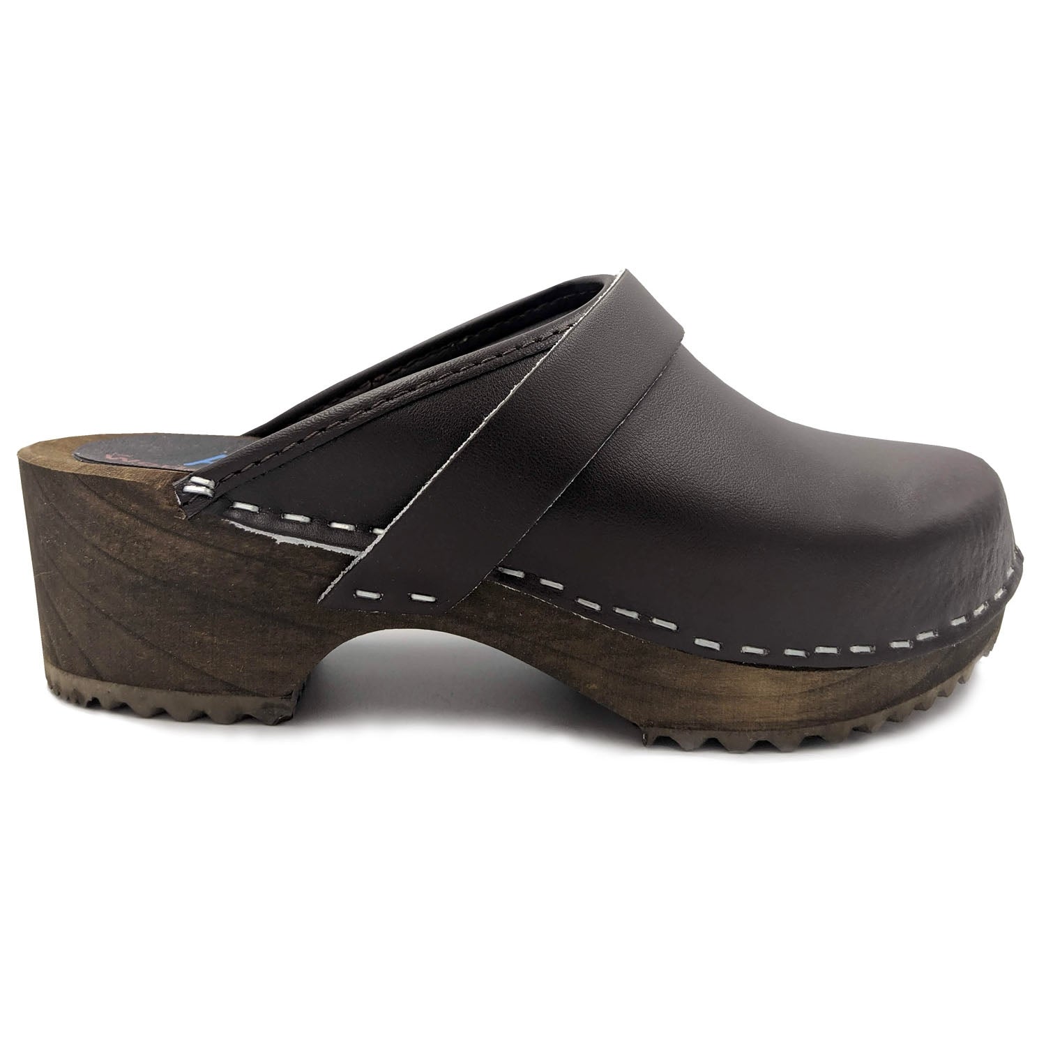 AM-toffeln 100 Clogs in Dark Brown