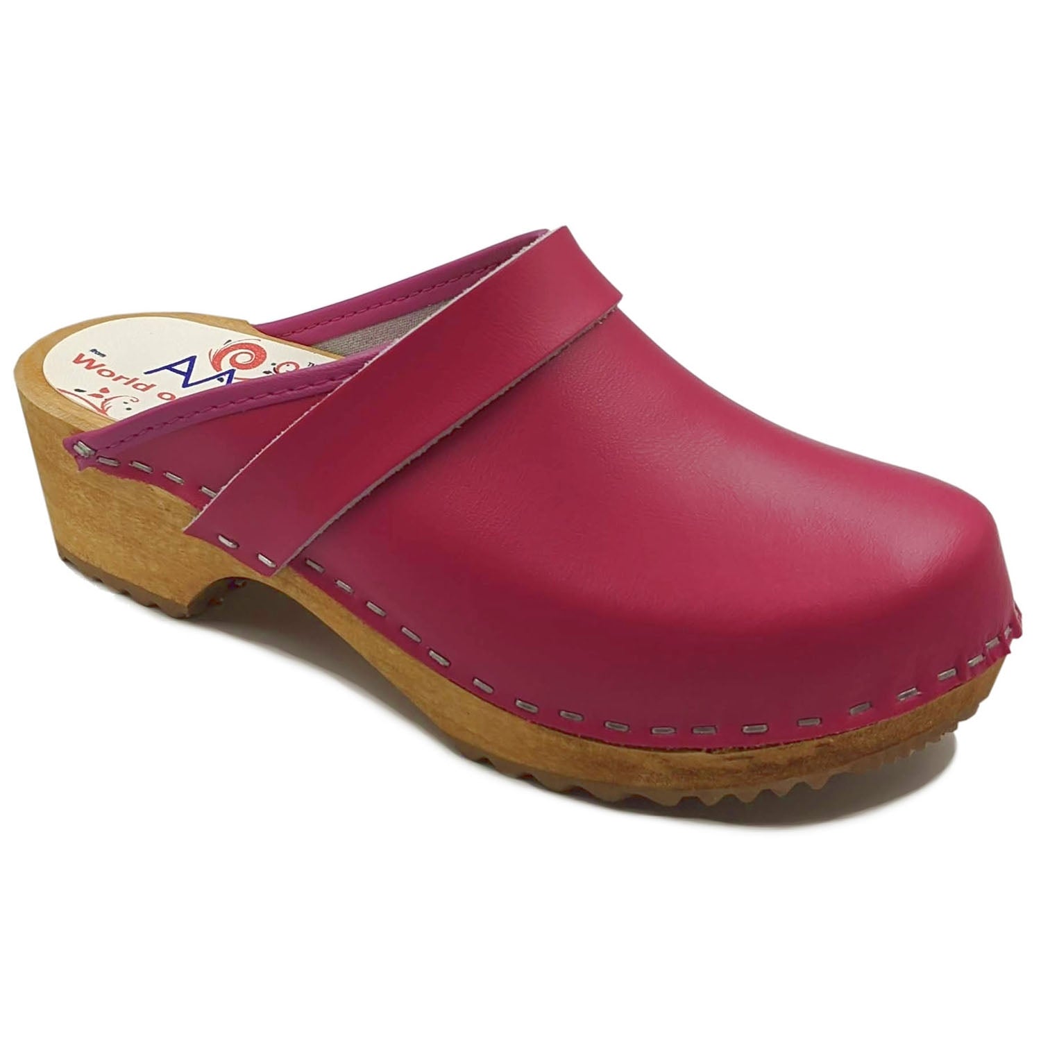AM-toffeln 100 Clogs in Fuchsia
