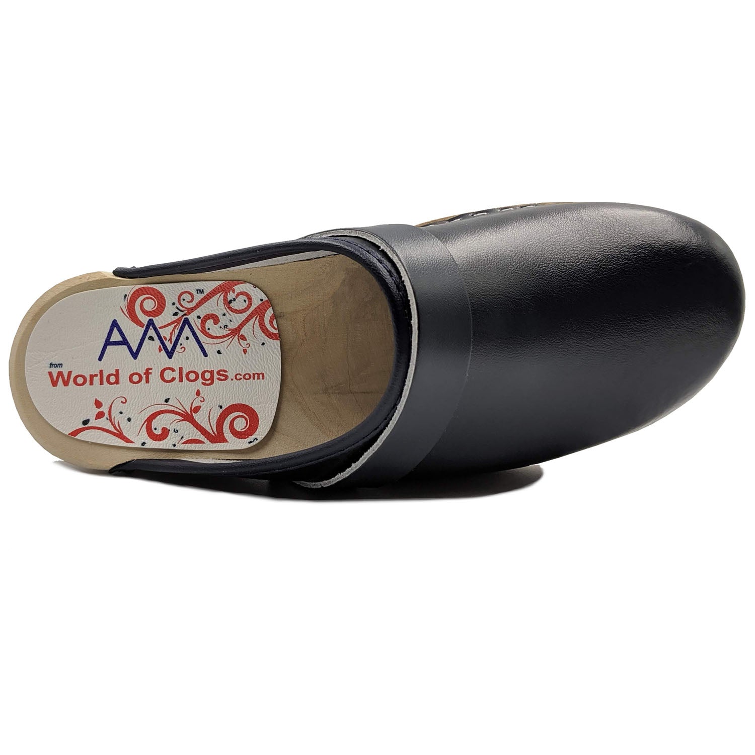 AM-Toffeln Swedish Style Clogs in Navy (100)