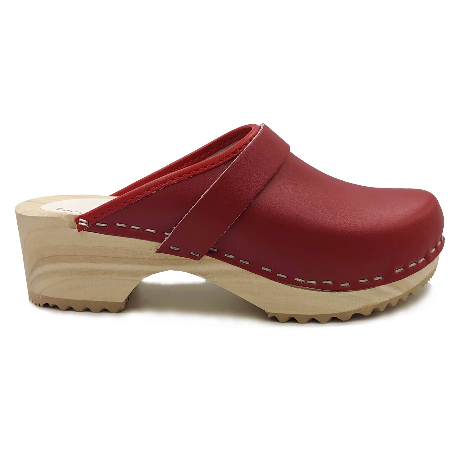 AM-Toffeln Swedish Style Clogs in Red (100)