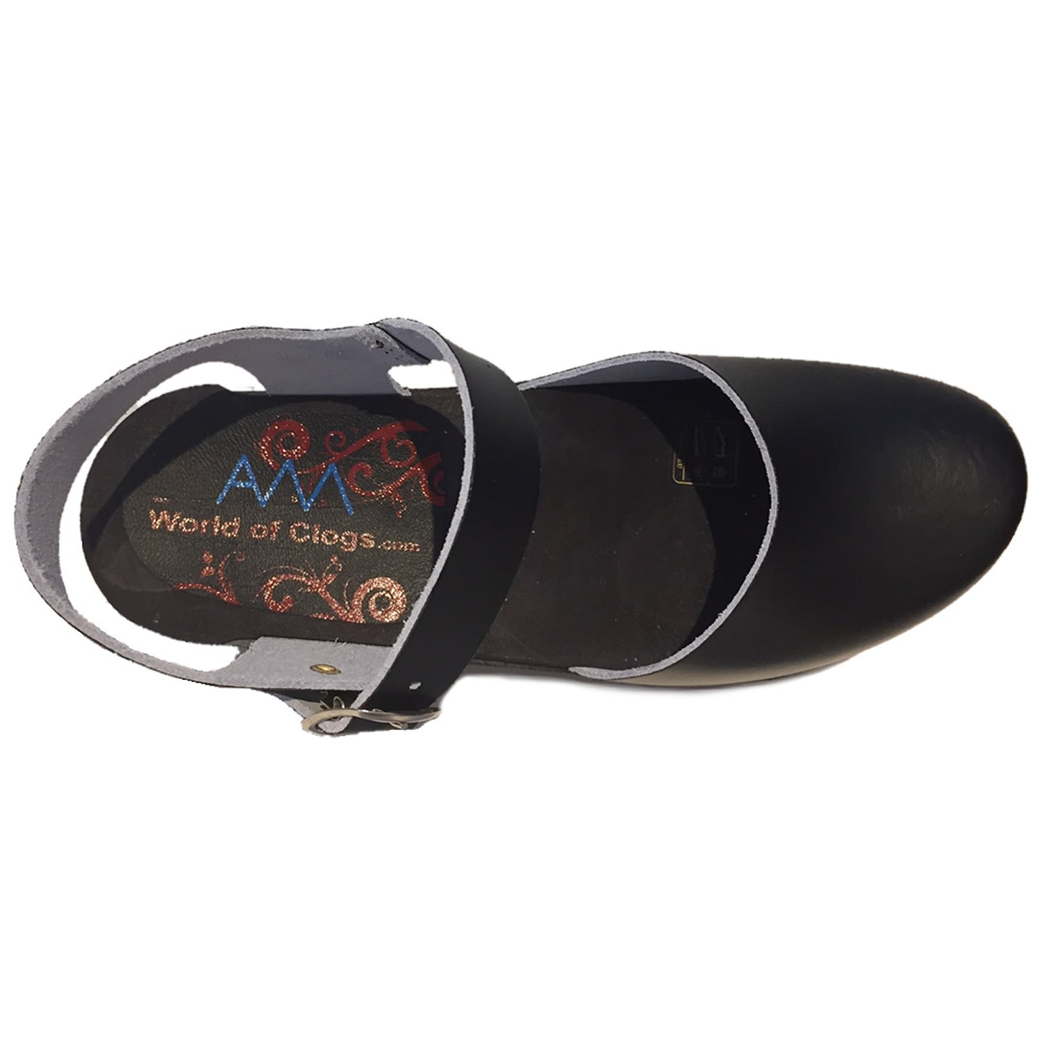 AM-toffeln 414 Clog Sandals in Black