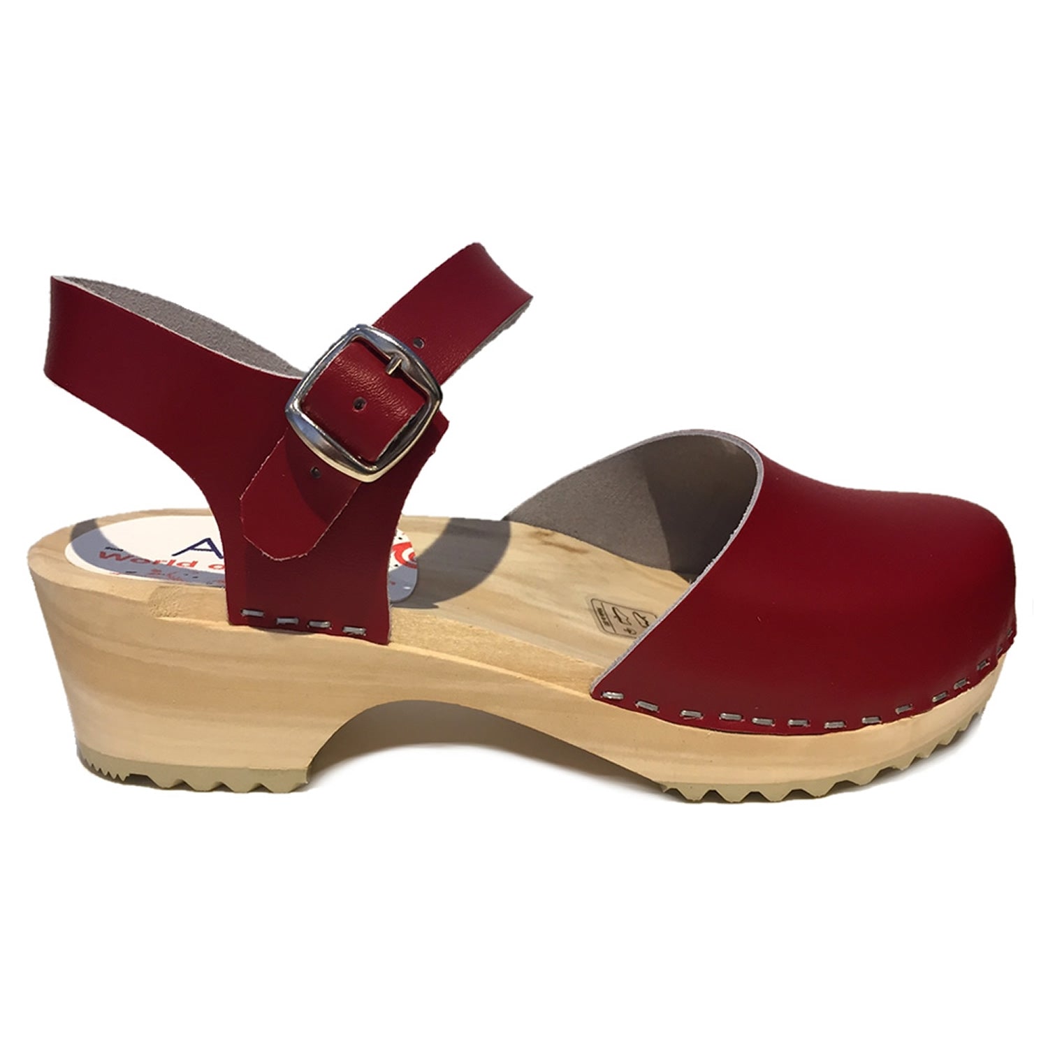 AM-toffeln 414 Clog Sandals in Red