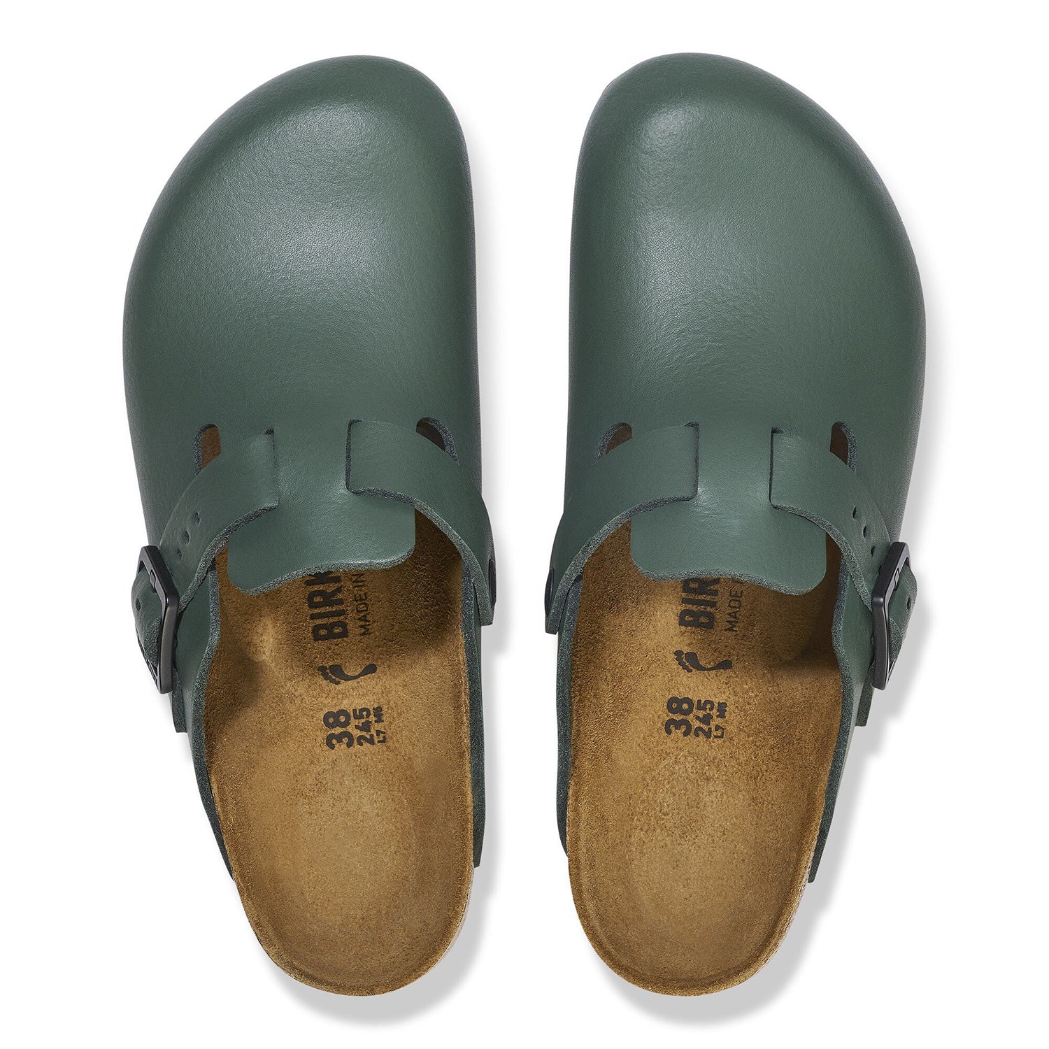Birkenstock Boston PRO Natural Leather in Thyme (1026081)