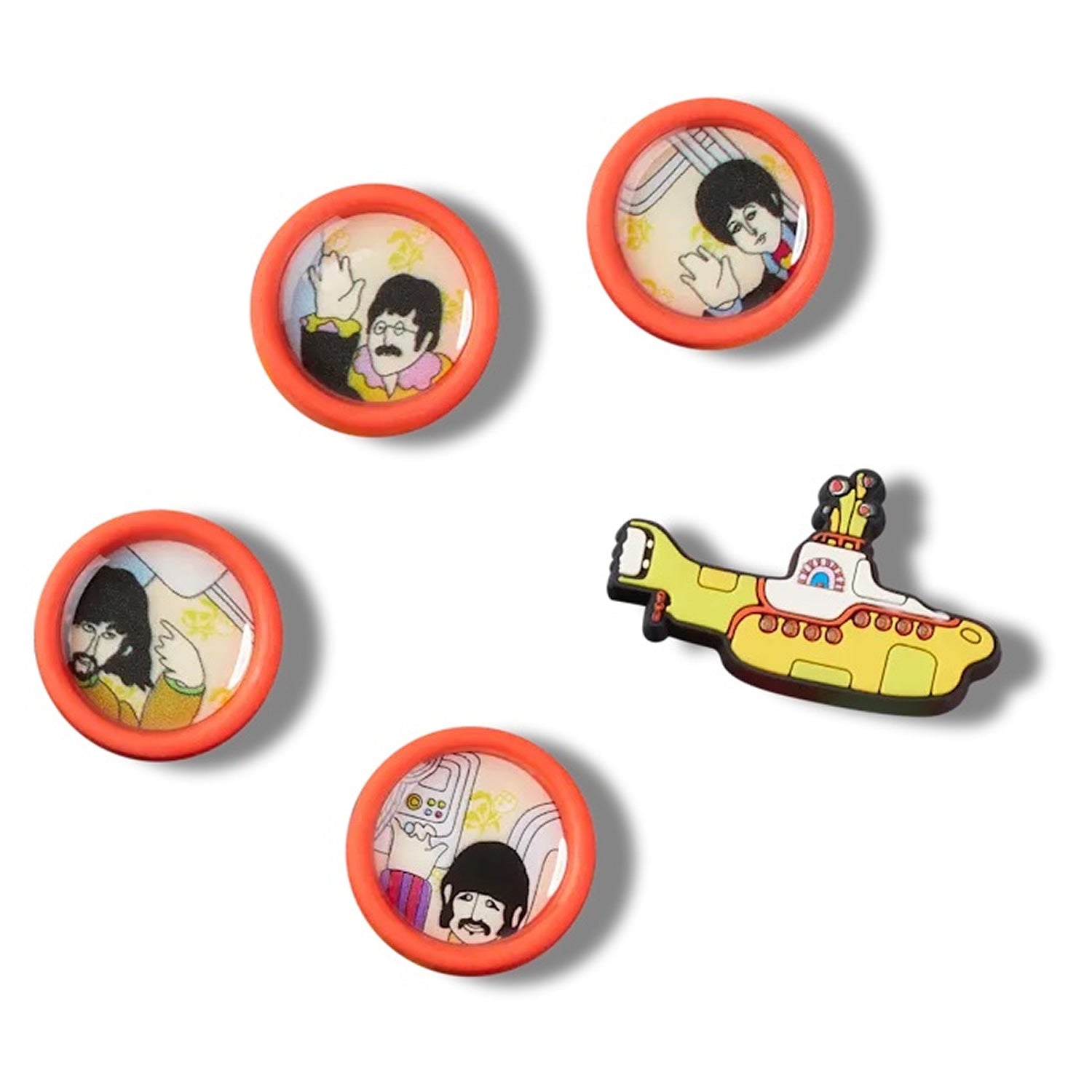 Crocs Jibbitz The Beatles Yellow Submarine 5 Pack