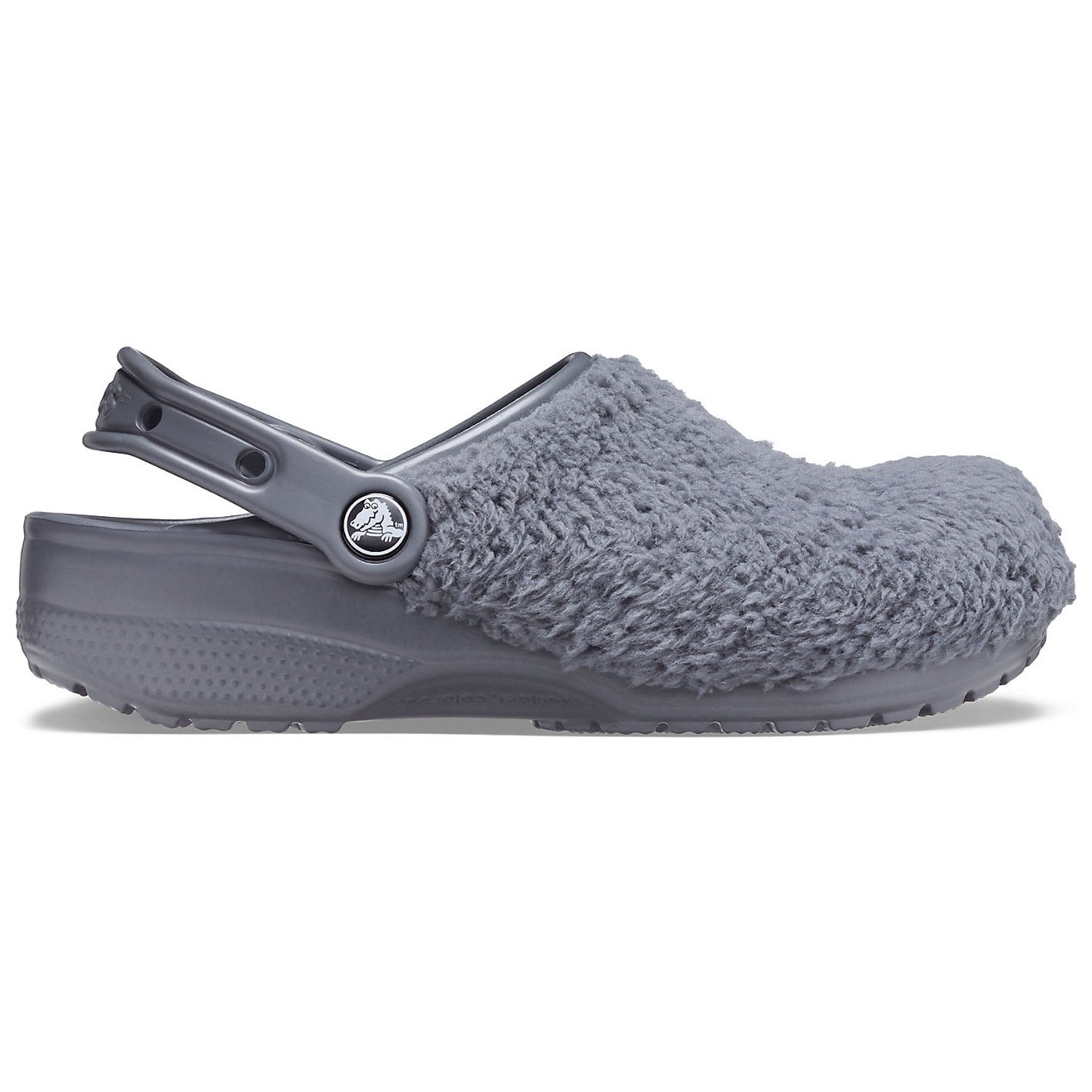 Crocs Classic Fuzz Mania Clogs Slate Grey