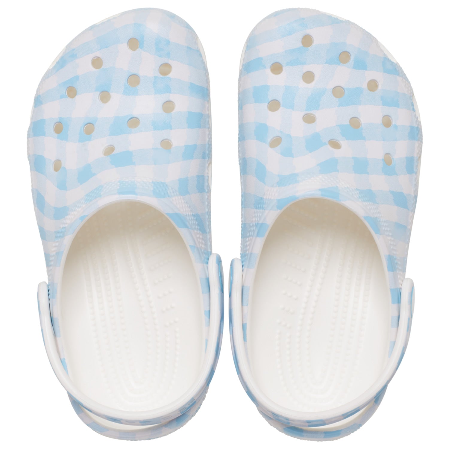 Crocs Classic Gingham Clog (211006) - White/Blue
