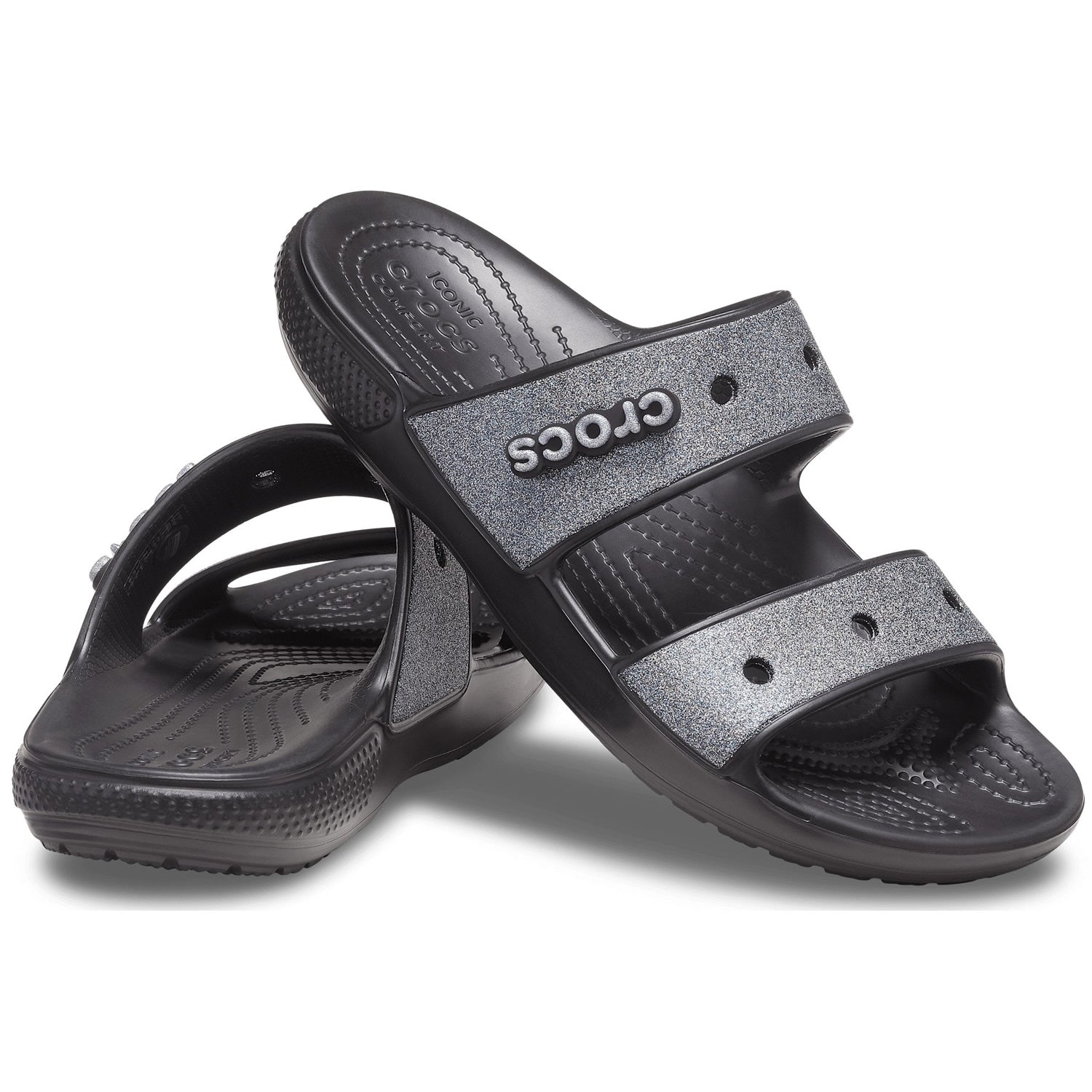 Crocs Classic Glitter II Sandal 207769 Black