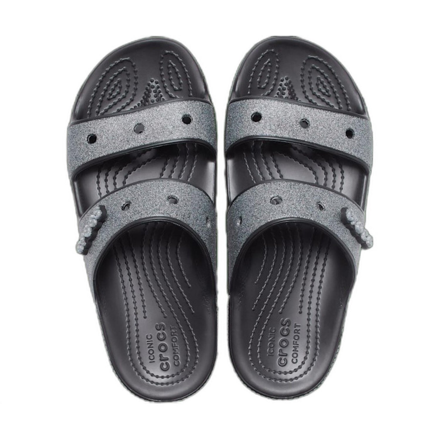 Crocs Classic Glitter II Sandal 207769 Black