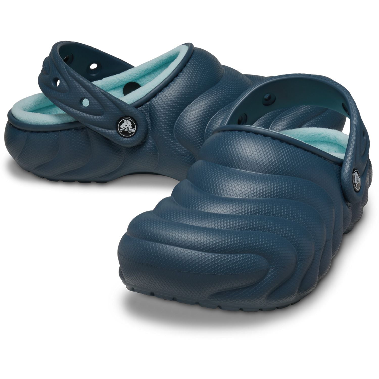 Crocs Classic Lined Overpuff Clog (210059) - Nightfall/Aquamarine