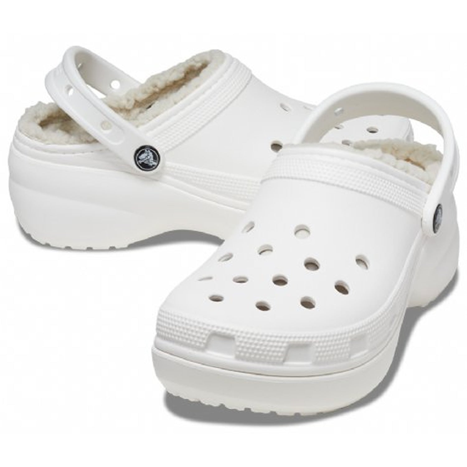 Crocs Classic Platform Lined Clog 207938 White