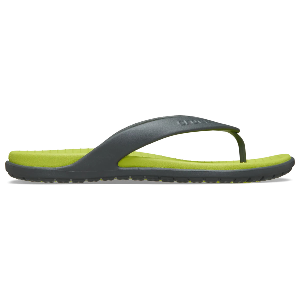 Crocs Coast Flip (212035) - Slate Grey/Citrus