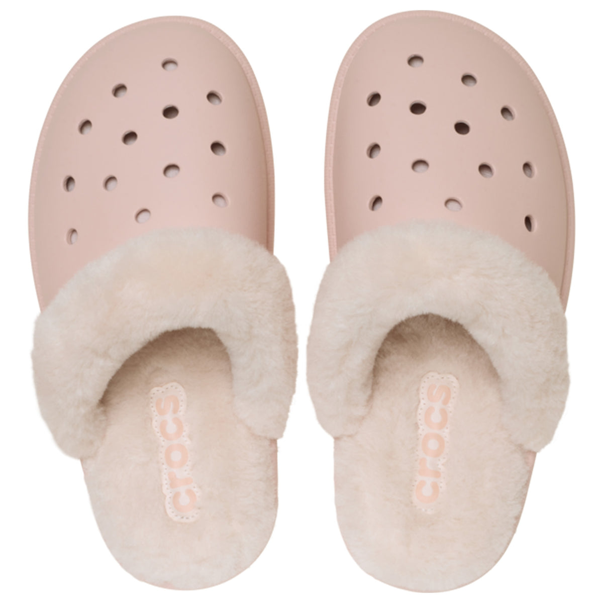 Crocs Classic Fuzz Scuff Slipper (212143) - Quartz