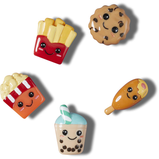 Crocs Jibbitz Bad But Cute Foods 5 Pack