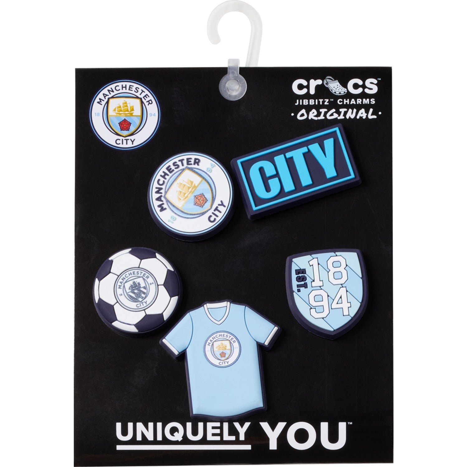 Crocs Jibbitz - Manchester City 5 Pack