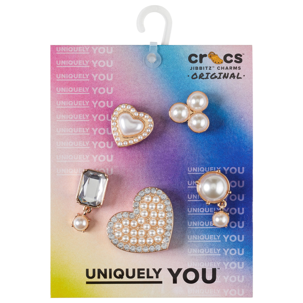 Crocs Jibbitz - Pearly Hearts 5 Pack (10013257)