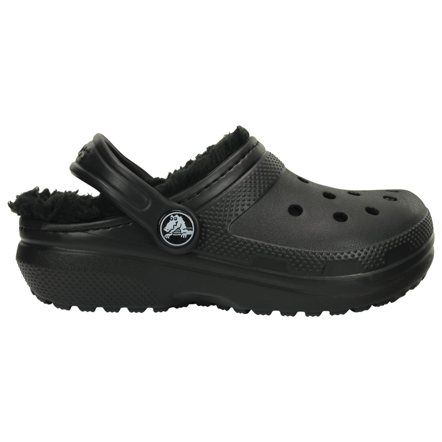 Crocs Classic Lined Kids Clogs 207010 Black/Black
