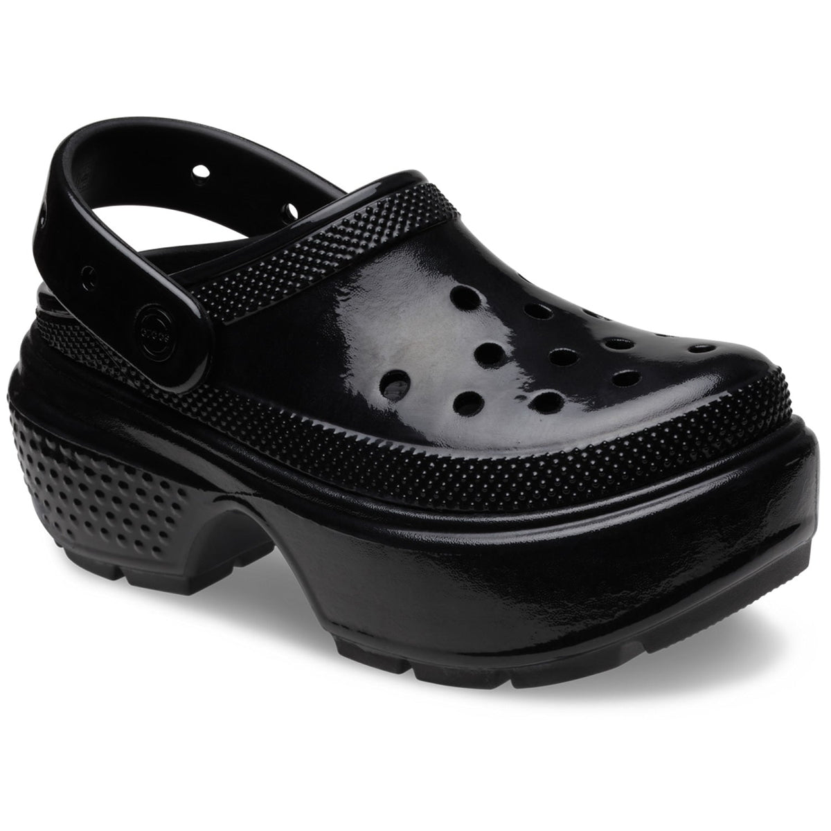 Crocs Stomp High Shine Clog (209568) - Black
