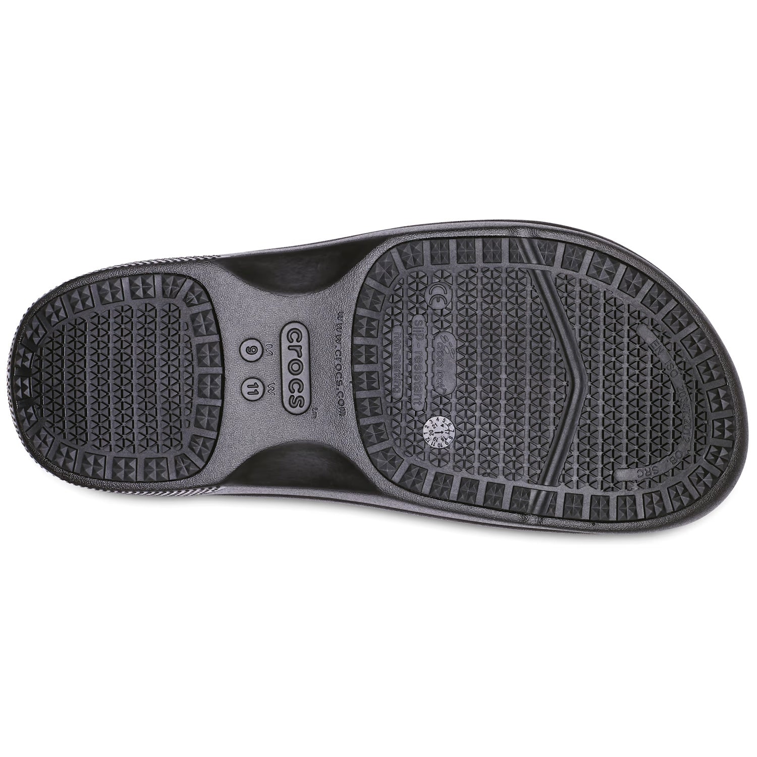 Crocs On The Clock Work Shoes Black