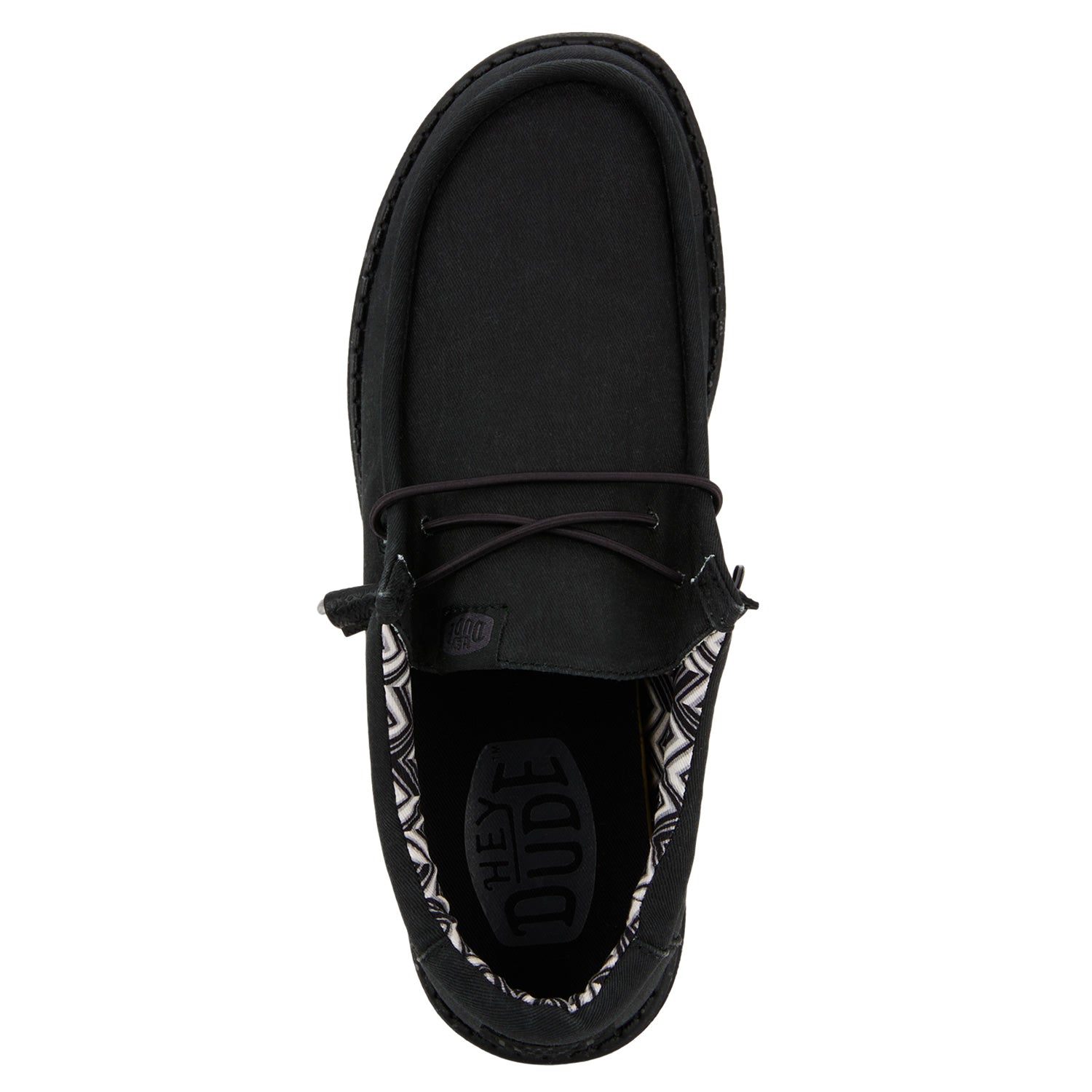 Hey Dude Wally Canvas (40700) - Black/Black