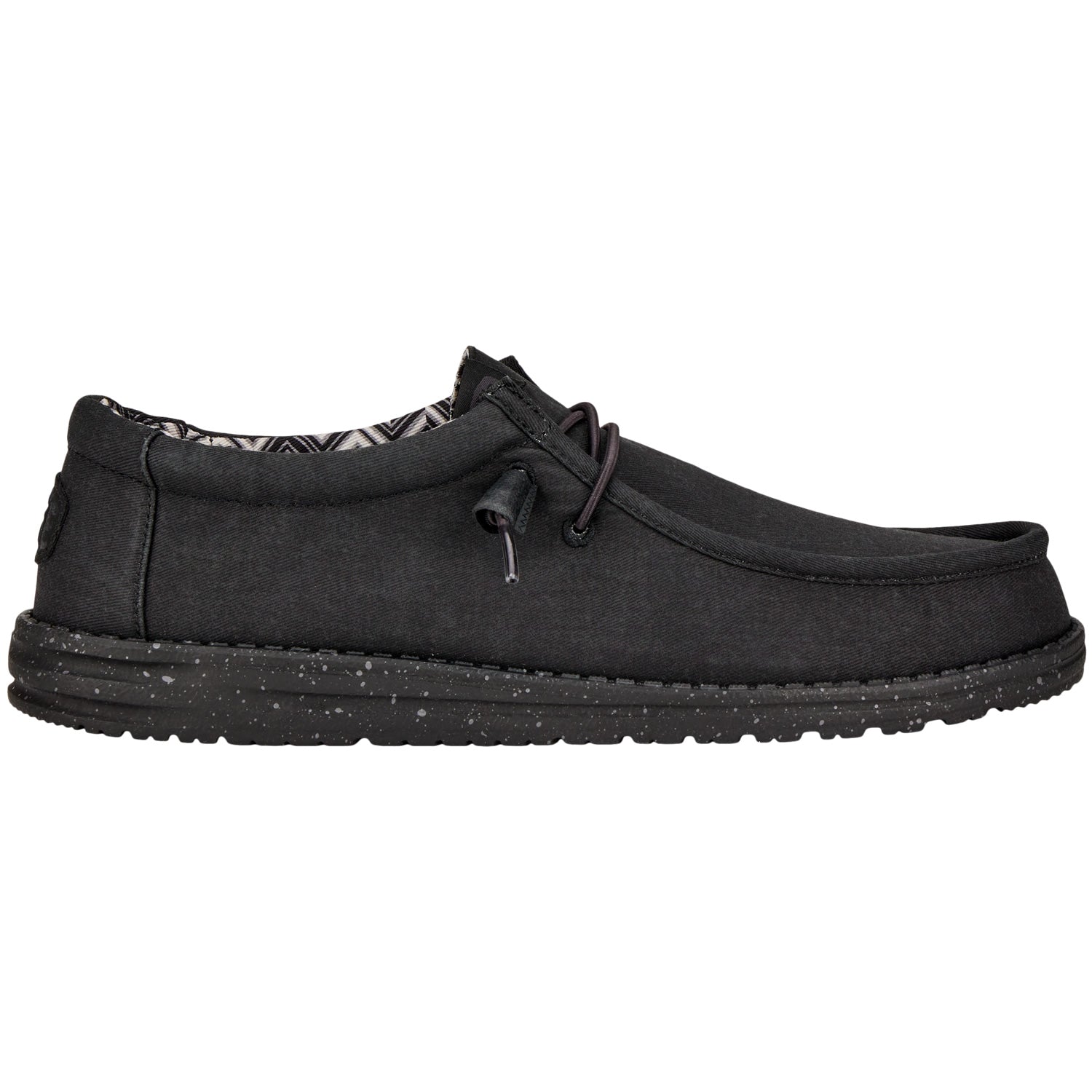 Hey Dude Wally Canvas 40700 Black/Black