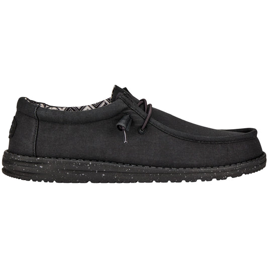 Hey Dude Wally Canvas 40700 Black/Black