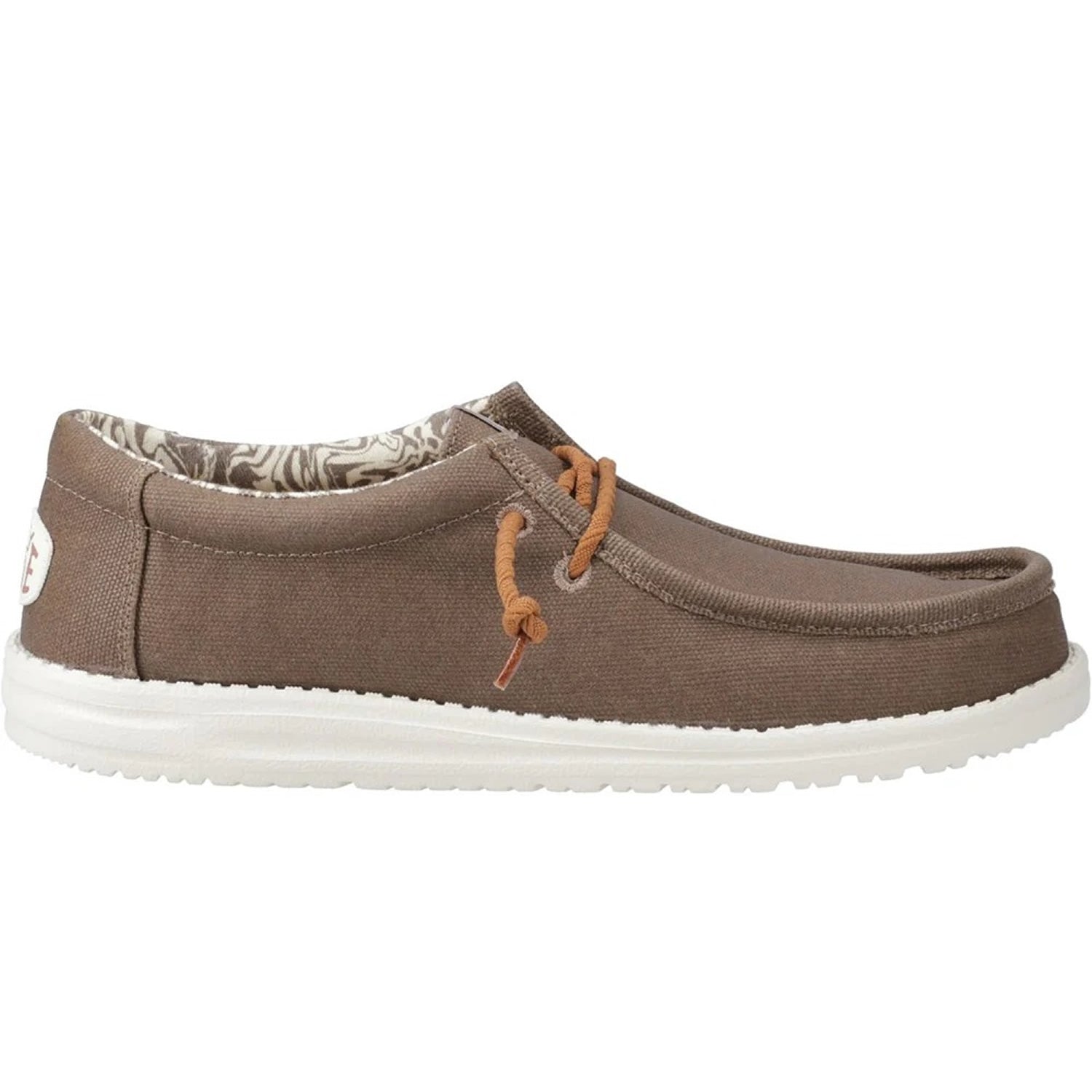 Hey Dude Wally Waxed Canvas 41873 Walnut