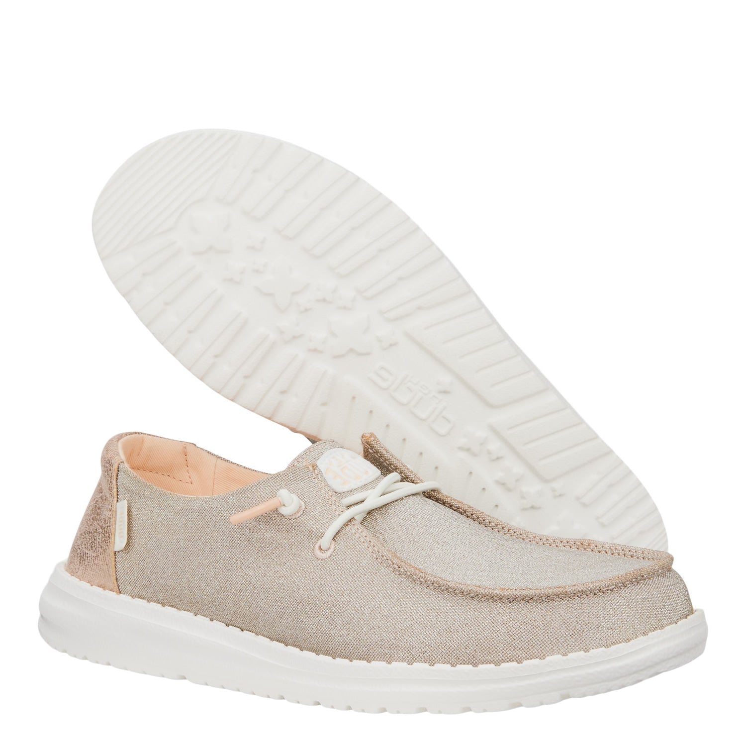 Hey Dude Wendy Metallic Sparkles (41082) - Rose Gold