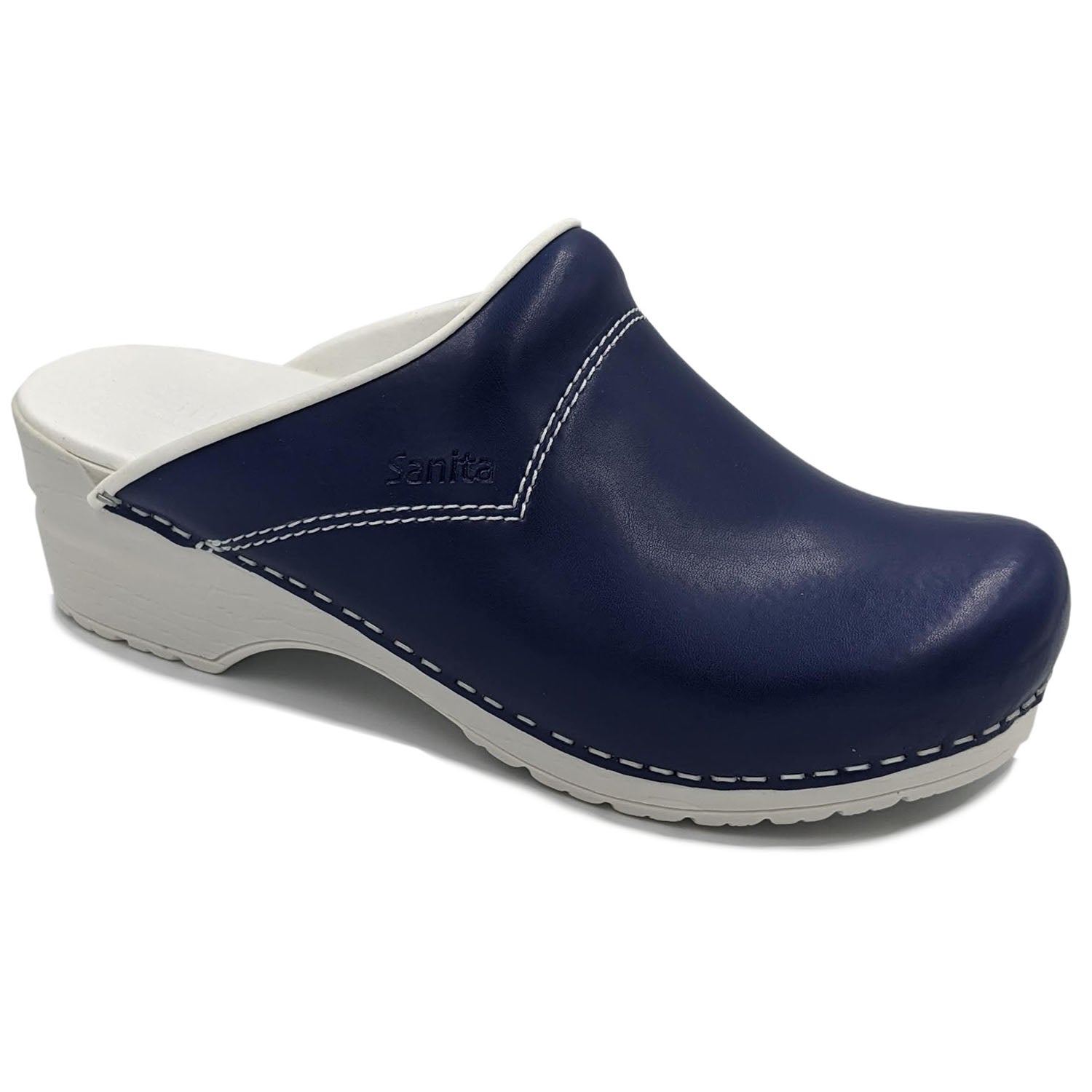 Sanita Nurse Pastel Working Clogs in Navy