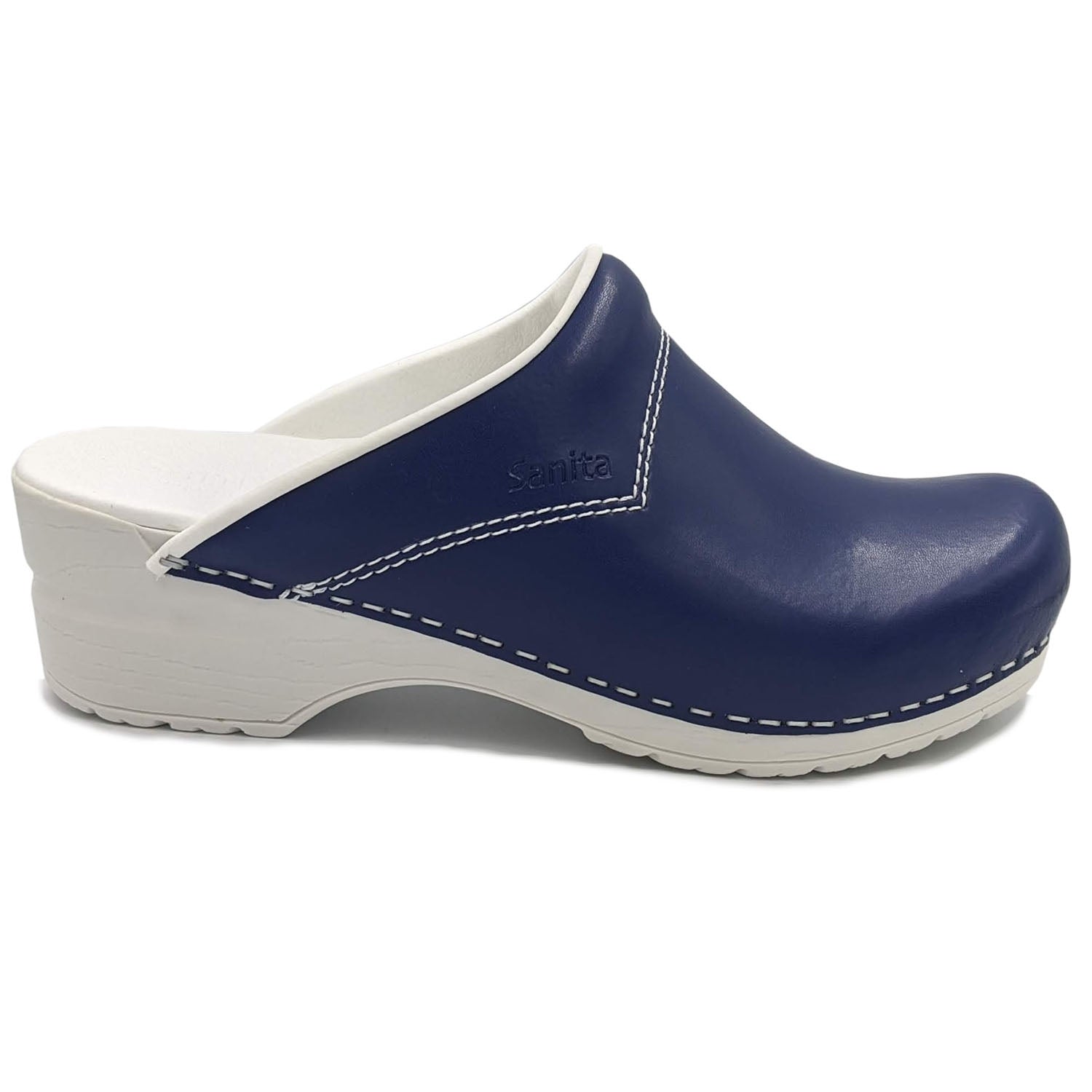 Sanita Nurse Pastel Working Clogs in Navy