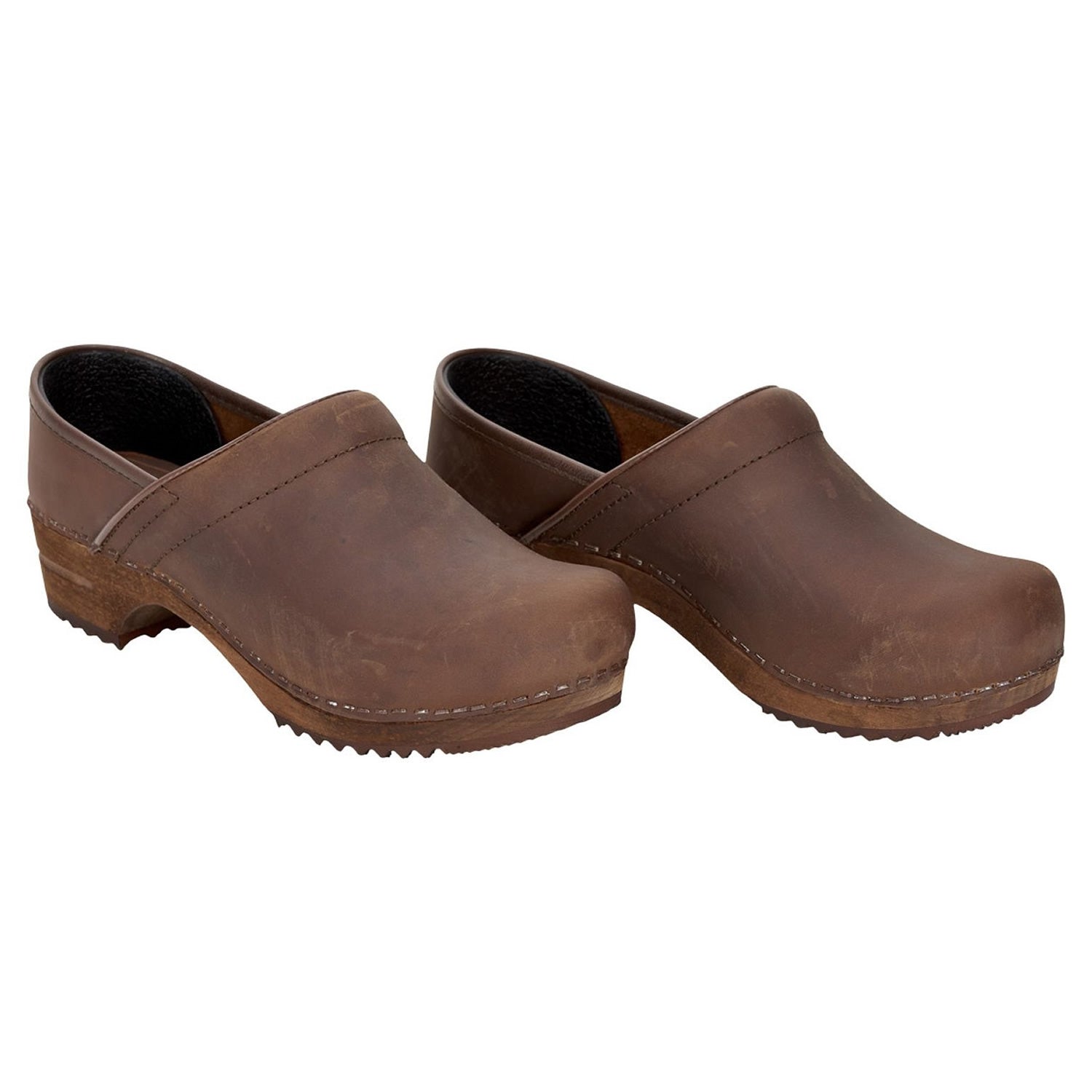 Sanita Classic Closed Clogs in Antique Brown (1201005)