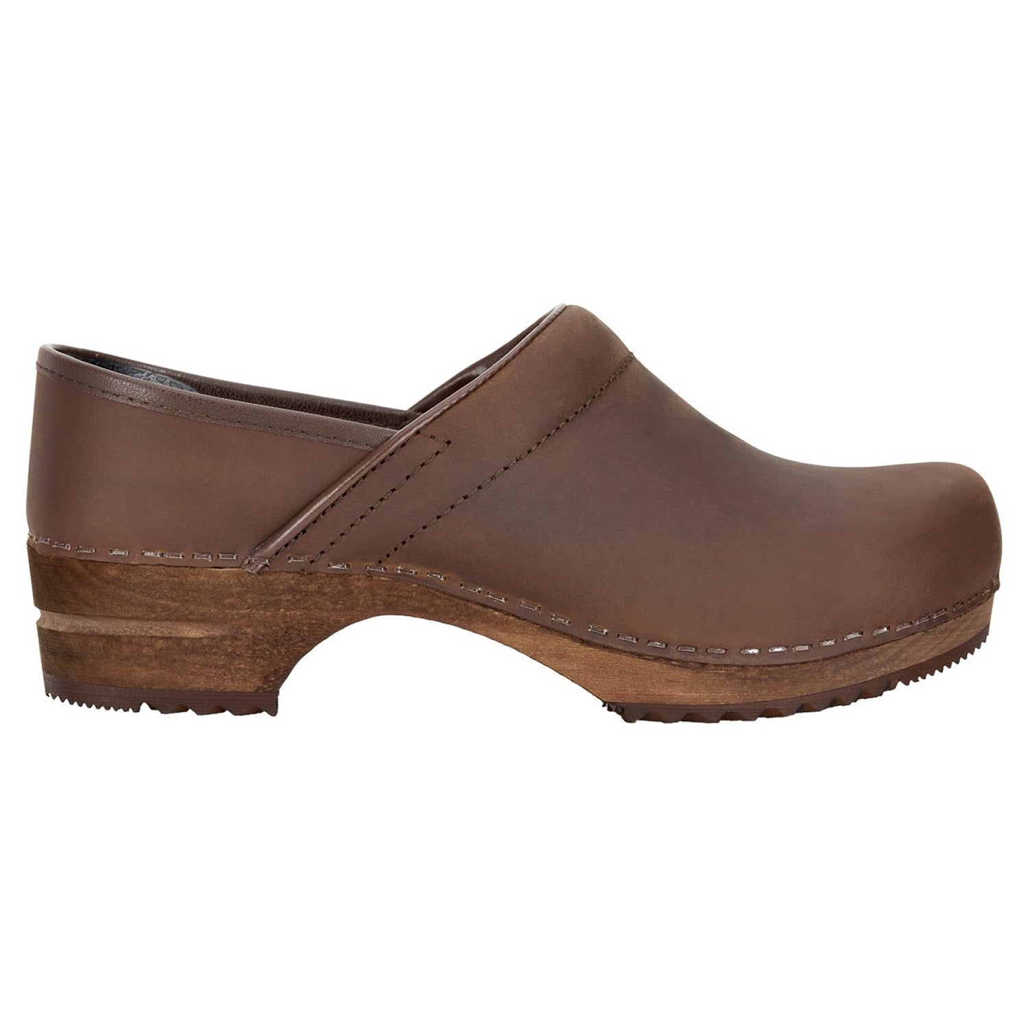 Sanita Classic Closed Clogs in Antique Brown (1201005)