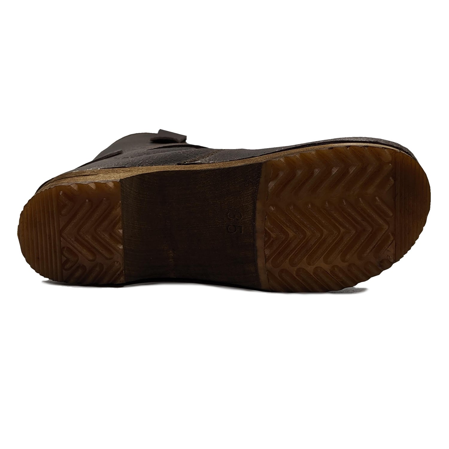 Sanita Mohawk Danish Clog Boots in Antique Brown