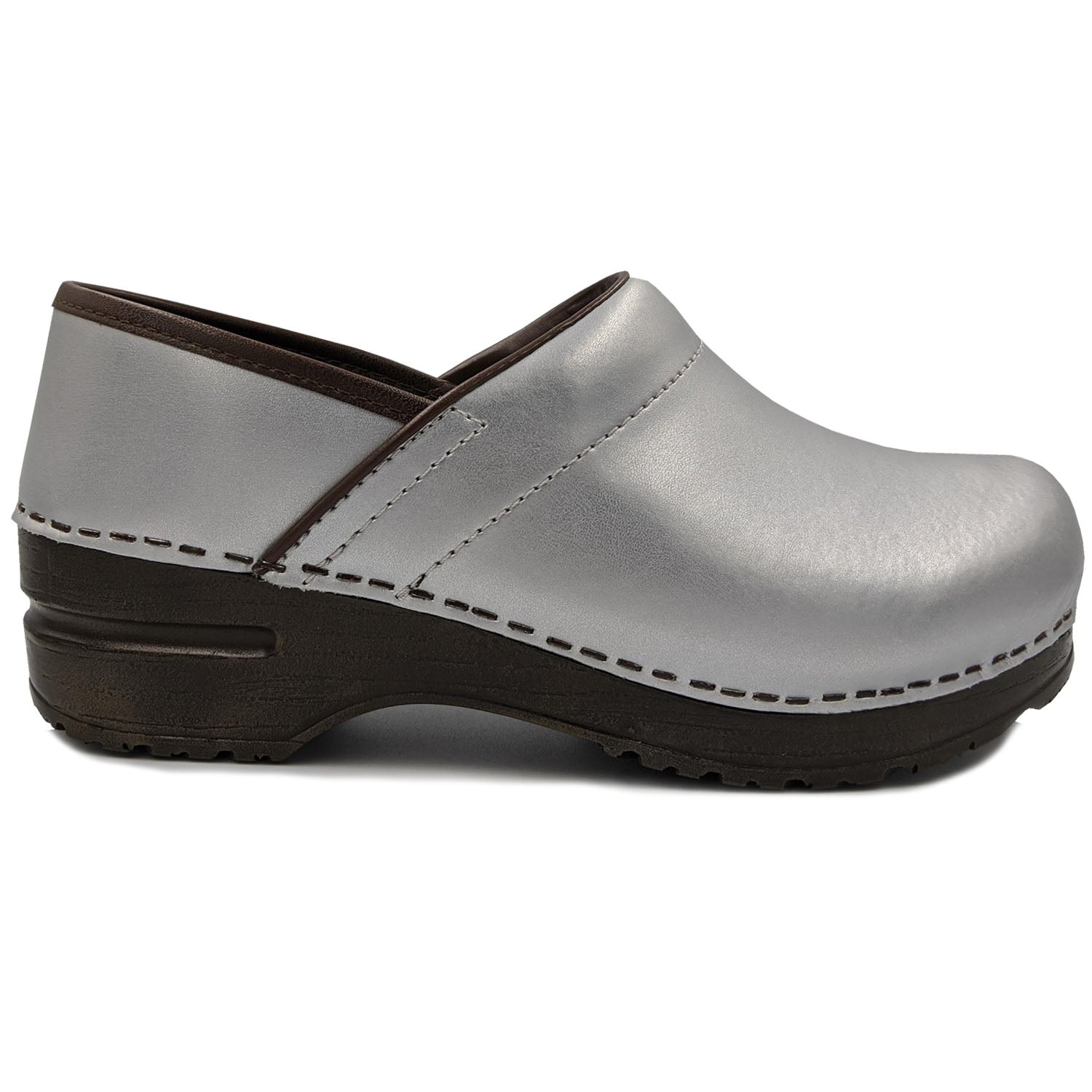 Sanita Izabella Professional Clogs in Silver