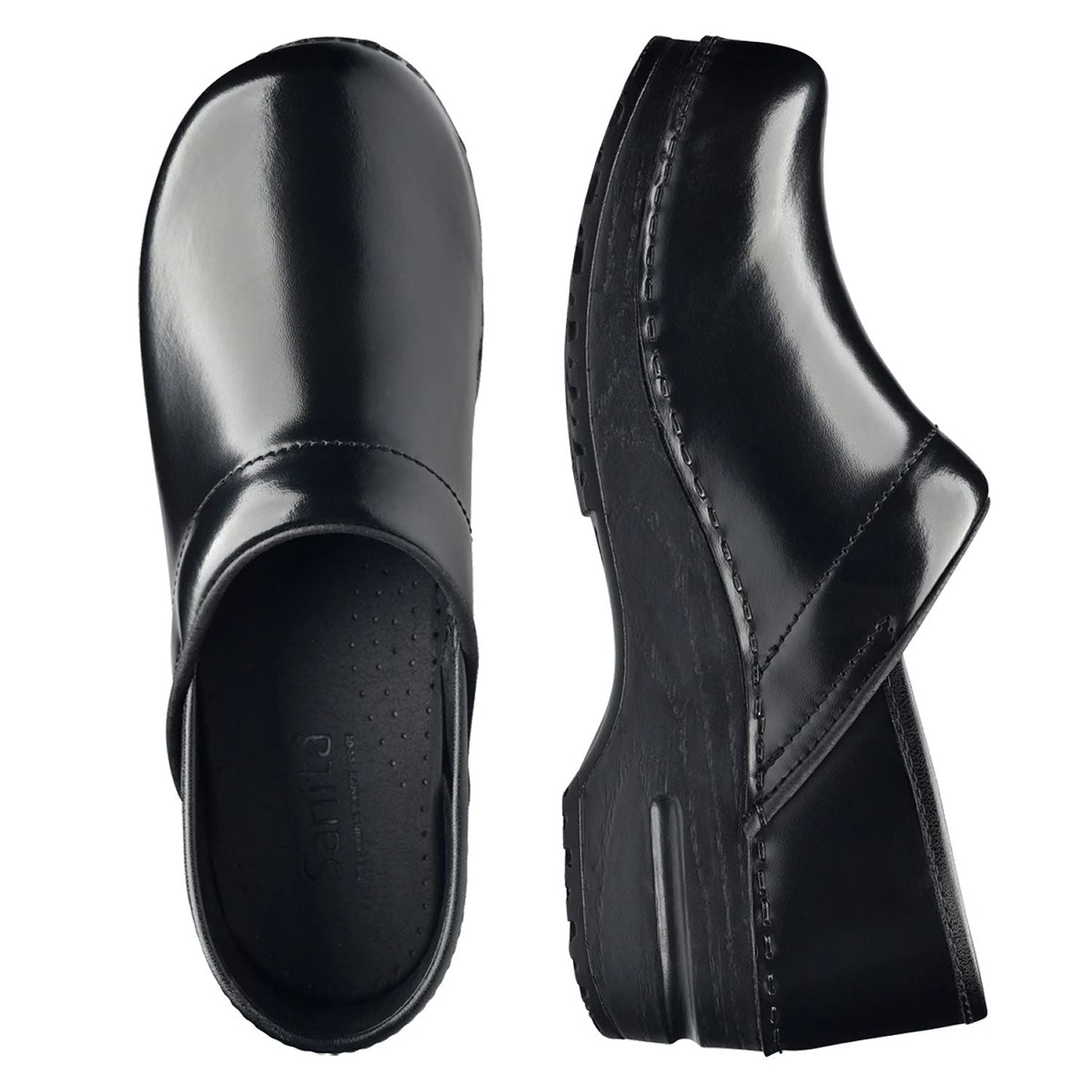 Sanita Professional Cabrio WIDE Clogs in Black (457611)