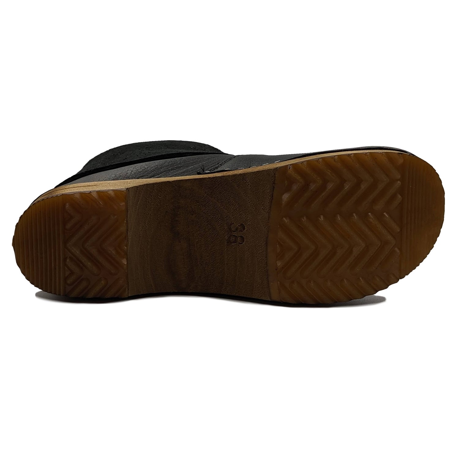 Sanita Alison Roll-top Clog Boots in Black