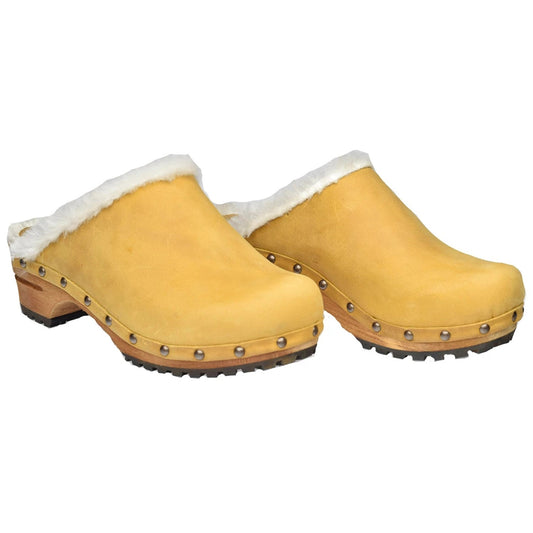 Sanita Hese Winter Clog in Mustard