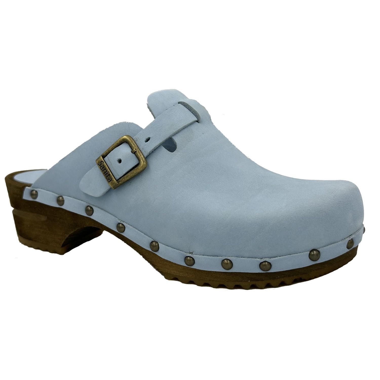 Sanita Kristel Traditional Clogs in Sky Blue (455205)