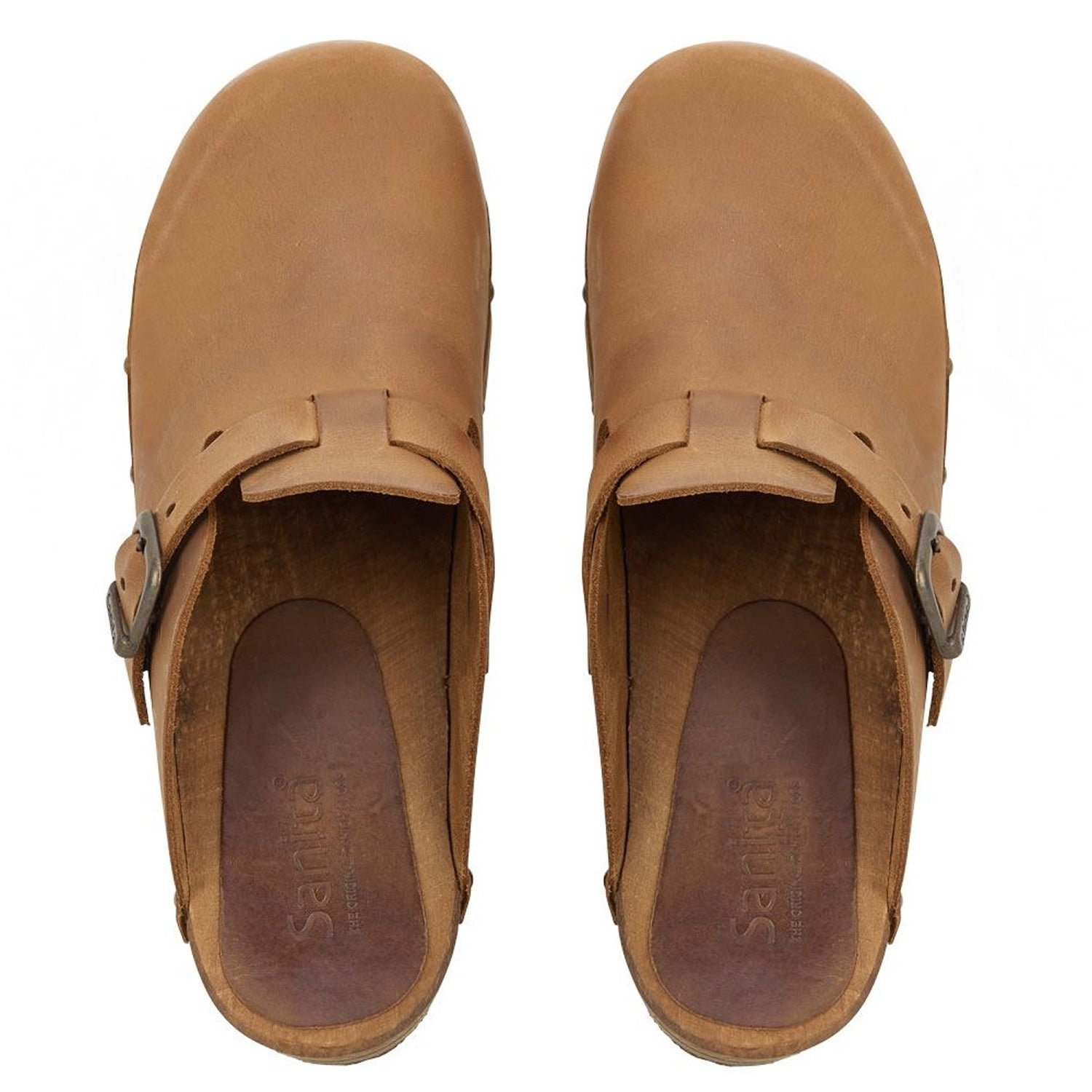 Sanita Kristel Traditional Clogs in Cognac (455205)