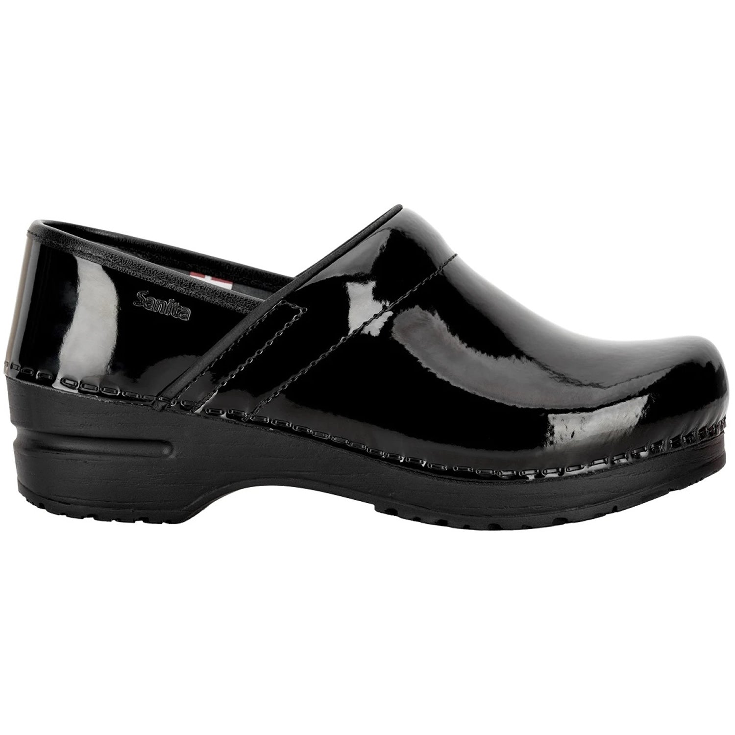 Sanita Professional Patent Closed Clogs in Black 457406