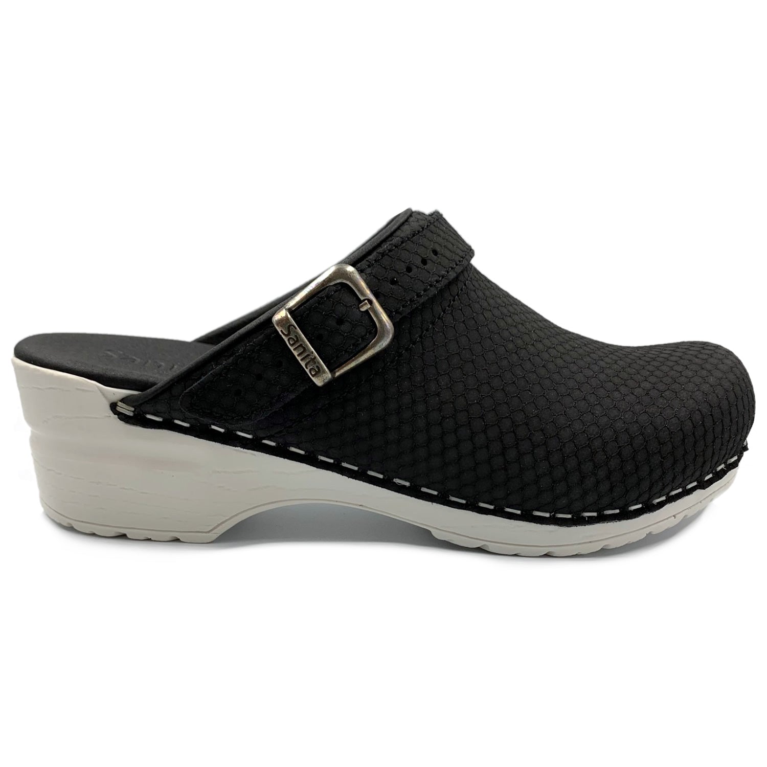 Sanita San Flex Hex Clogs in Black 1500138