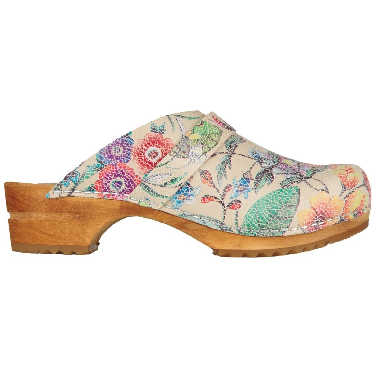 Sanita Vegu Vegan Wooden Clogs in Beige 476909