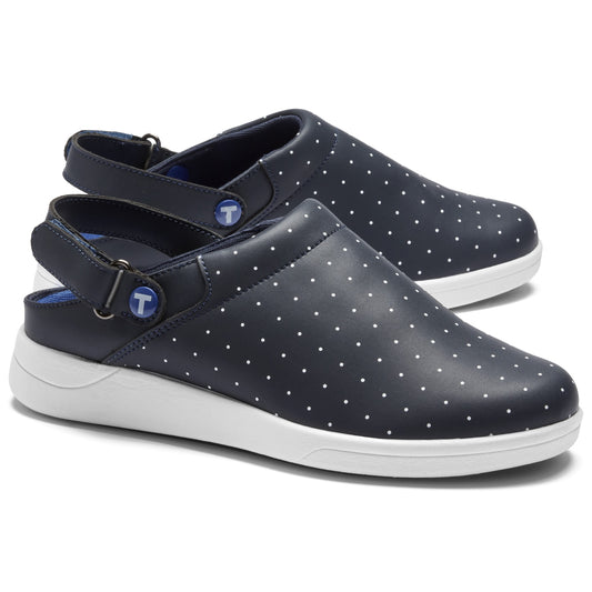 Toffeln Ultra Lite 0616 - Navy Polka Dots