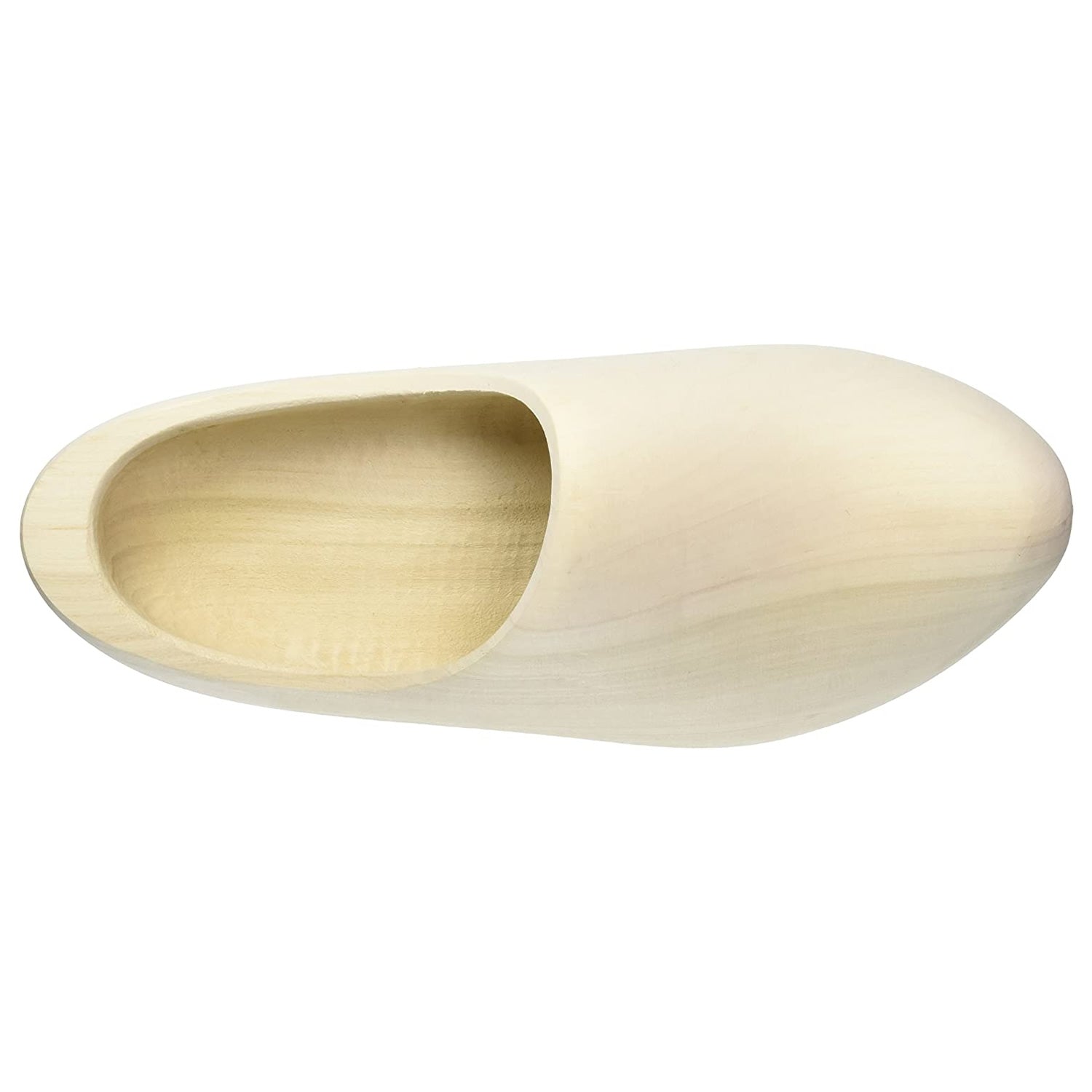 World of Clogs Round-Toe Plain All-Wooden Clogs