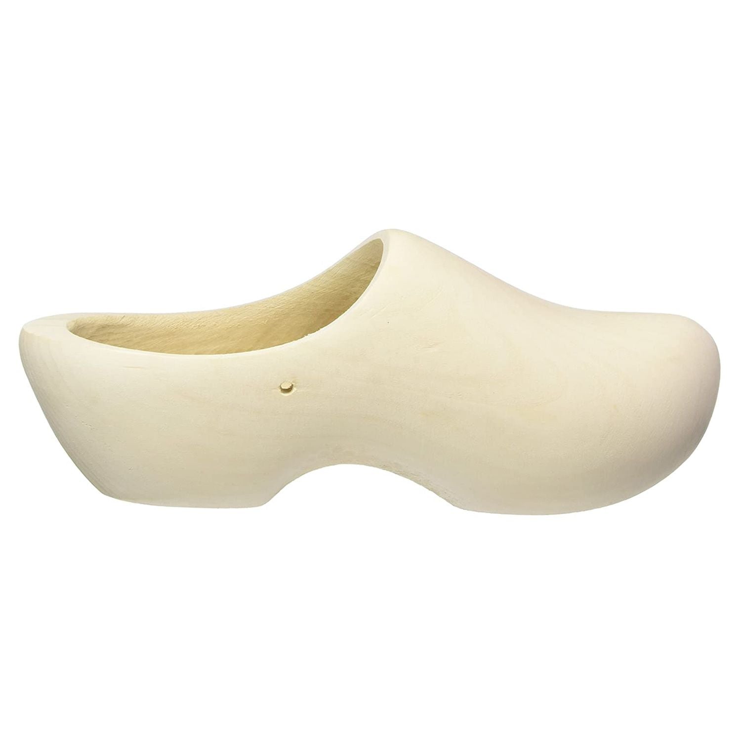 World of Clogs Round-Toe Plain All-Wooden Clogs