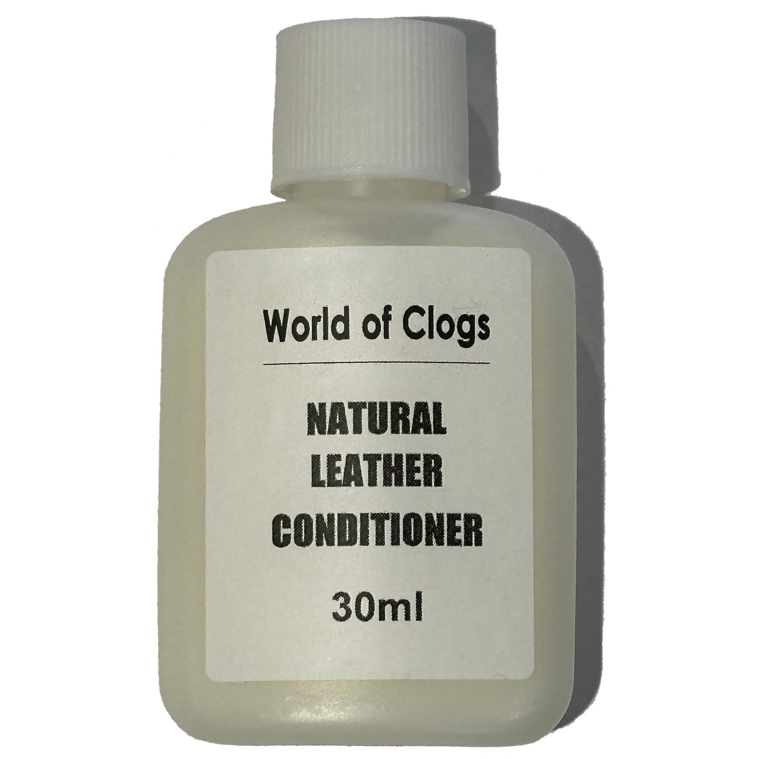 World of Clogs 30ml Natural Leather Shoe Conditioner