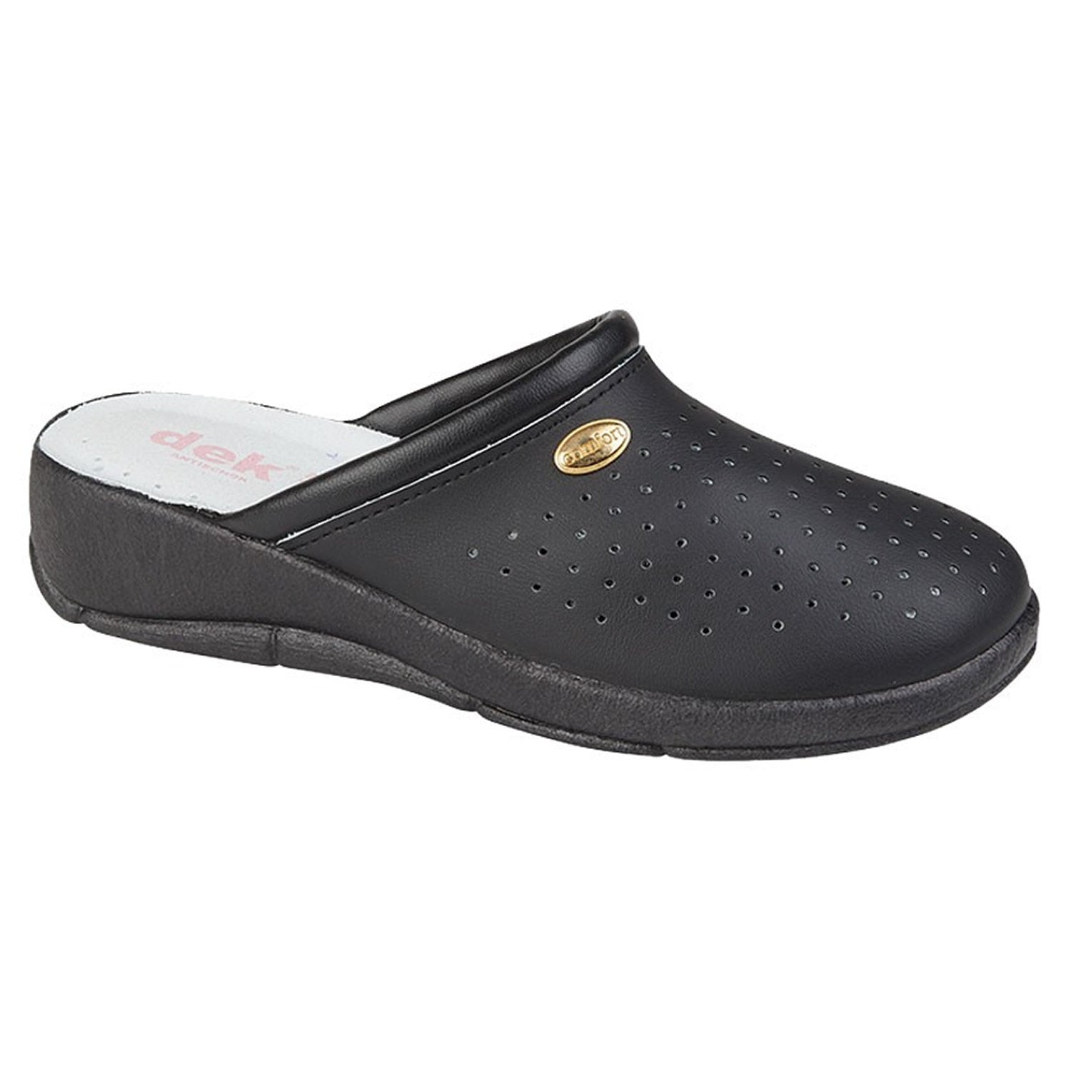 World of Clogs San Malo Healthcare Clog in Black