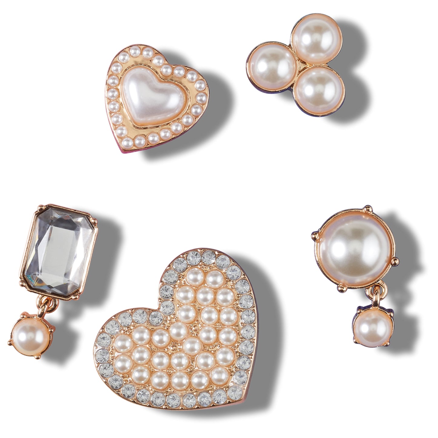 Crocs Jibbitz - Pearly Hearts 5 Pack (10013257)