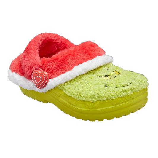 Crocs The Grinch Lined Kids Clogs (211689)