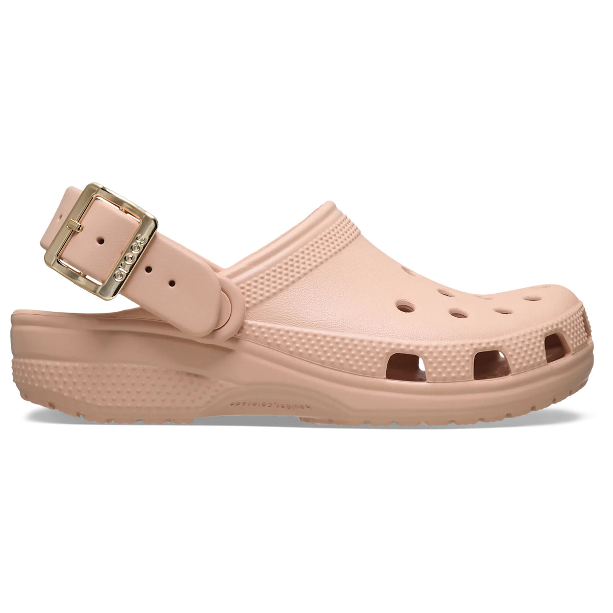 Crocs Classic Metallic Buckle Clog (213543) - Blush